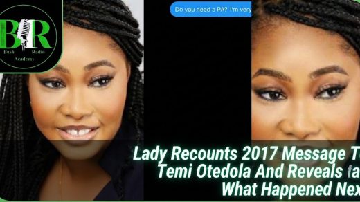 Lady Recounts 2017 Message To Temi Otedola And Reveals What Happened Next