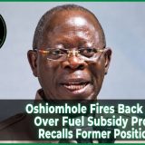 Oshiomhole Fires Back At Atiku Over Fuel Subsidy Promise, Recalls Former Position