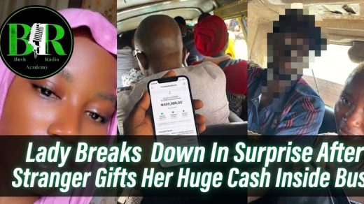 Lady Breaks Down In Surprise After Stranger Gifts Her Huge Cash Inside Bus