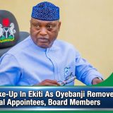 Major Shake-Up In Ekiti As Oyebanji Removes Political Appointees, Board Members