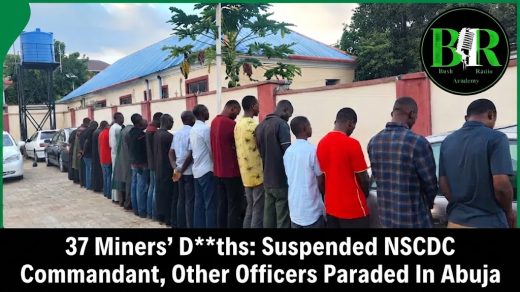 37 Miners’ D**ths: Suspended NSCDC Commandant, Other Officers Paraded In Abuja