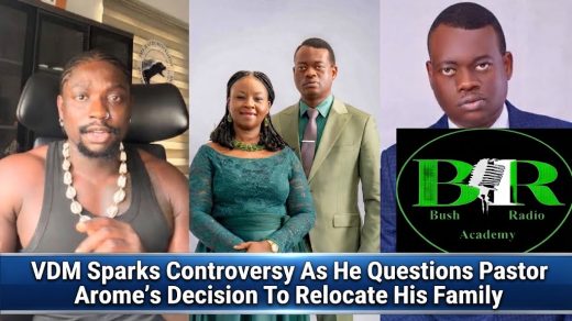 VDM Sparks Controversy As He Questions Pastor Arome’s Decision To Relocate His Family