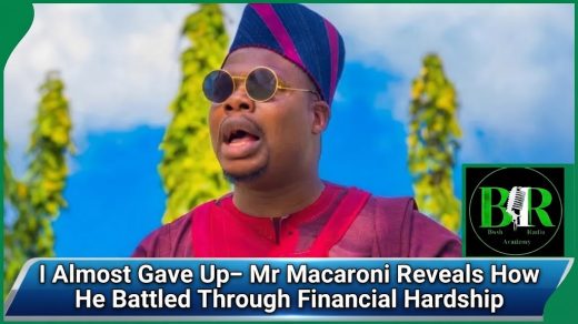 I Almost Gave Up– Mr Macaroni Reveals How He Battled Through Financial Hardship