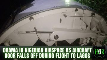 Drama In Nigerian Airspace As Aircraft Door Falls Off During Flight To Lagos