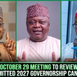 INEC Sets October 29 Meeting To Review Petitions Over Omitted 2027 Governorship Candidates