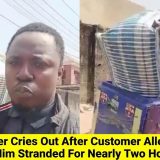 InDrive Rider Cries Out After Customer Allegedly Leaves Him Stranded For Nearly Two Hours