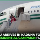 Tinubu Arrives In Kaduna For APC 2027 Presidential Campaign Flag-Off