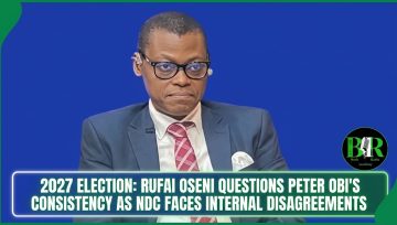 2027 Election: Rufai Oseni Questions Peter Obi’s Consistency As NDC Faces Internal Disagreements