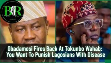 Gbadamosi Fires Back At Tokunbo Wahab: You Want To Punish Lagosians With Disease