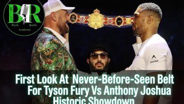 First Look At Never-Before-Seen Belt For Tyson Fury Vs Anthony Joshua Historic Showdown