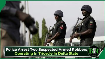 Police Arrest Two Suspected Armed Robbers Operating In Tricycle In Delta State