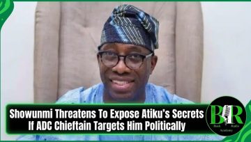 Showunmi Threatens To Expose Atiku’s Secrets If ADC Chieftain Targets Him Politically