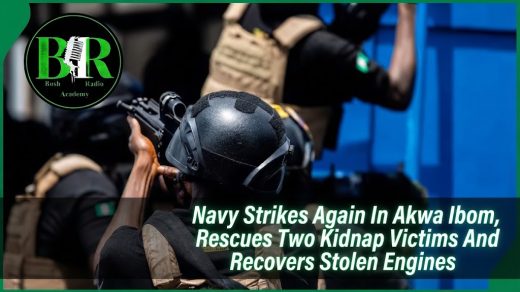 Navy Strikes Again In Akwa Ibom, Rescues Two Kidnap Victims And Recovers Stolen Engines