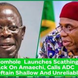 Oshiomhole Launches Scathing Attack On Amaechi, Calls ADC Chieftain Shallow And Unreliable