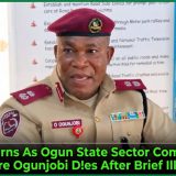 FRSC Mourns As Ogun State Sector Commander Oludare Ogunjobi D!es After Brief Illness