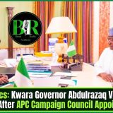 2027 Politics: Kwara Governor Abdulrazaq Visits Tinubu Hours After APC Campaign Council Appointment