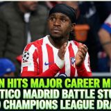 Lookman Hits Major Career Milestone As Atletico Madrid Battle Stuttgart To Champions League Draw