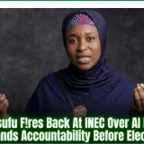 Aisha Yesufu F!res Back At INEC Over AI Proposal, Demands Accountability Before Elections