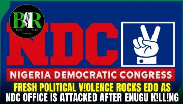 Fresh Political V!olence Rocks Edo As NDC Office Is Attacked After Enugu K!ll!ng