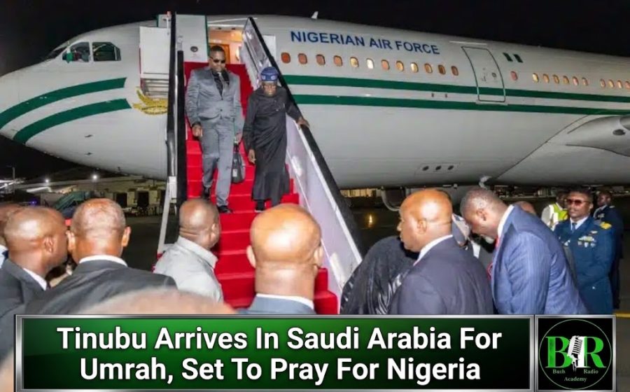 Tinubu Arrives In Saudi Arabia For Umrah, Set To Pray For Nigeria