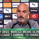 Man City Crisis: Maresca Breaks Silence After Premier League’s Damning 115-Charge Verdict