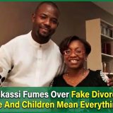 Okey Bakassi Fumes Over Fake Divorce Story, Says Wife And Children Mean Everything To Him