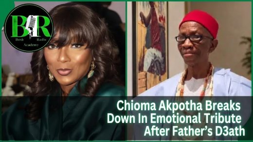 Chioma Akpotha Breaks Down In Emotional Tribute After Father’s D3ath