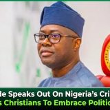 Makinde Speaks Out On Nigeria’s Crisis, Urges Christians To Embrace Politics