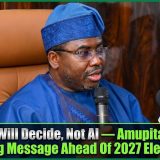 Ballots Will Decide, Not AI — Amupitan Sends Strong Message Ahead Of 2027 Elections