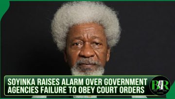 Soyinka Raises Alarm Over Government Agencies Failure To Obey Court Orders