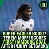 Super Eagles Boost! Terem Moffi Scores First Hamburg Goal After Injury Setbacks