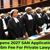 LPPC Opens 2027 SAN Applications, Fixes ₦5m Fee For Private Lawyers