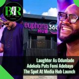 Laughter As Odunlade Adekola Puts Femi Adebayo On The Spot At Media Hub Launch