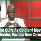 Tanko Quits As Obidient Movement Coordinator, Reveals New Career Move