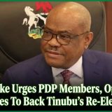2027: Wike Urges PDP Members, Opposition Parties To Back Tinubu’s Re-Election