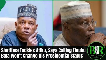 Shettima Tackles Atiku, Says Calling Tinubu Bola Won’t Change His Presidential Status