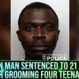 Nigerian Man Sentenced To 21 Years In UK After Grooming Four Teenage Girls
