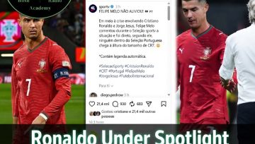 Ronaldo Under Spotlight After Liking Viral Post Mocking Portugal Stars