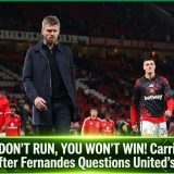 If You Don’t Run, You Won’t Win! Carrick F!res Back After Fernandes Questions United’s Tactics
