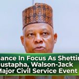 Governance In Focus As Shettima, Boss Mustapha, Walson-Jack Head Major Civil Service Event