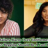 Omotola Raises Alarm Over Entitlement Mentality, Says Begging Should Be A Last Resort