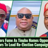 APC Members Fume As Tinubu Names Opposition Governors To Lead Re-Election Campaigns