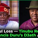 Painful Loss — Tinubu Reacts To Francis Duru’s D3ath At 57