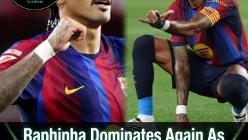 Raphinha Dominates Again As Barcelona Star Claims Another La Liga Monthly Award