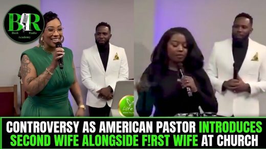 Controversy As American Pastor Introduces Second Wife Alongside F!rst Wife At Church