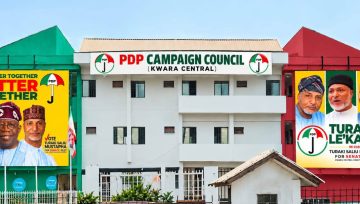 PHOTO NEWS: Rainbow Coalition Takes Shape In Kwara As PDP Senatorial Candidate Promotes Tinubu’s Re-Election Bid