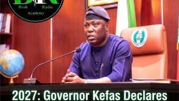 2027: Governor Kefas Declares Taraba 100 Percent APC Backs Tinubu For Re-Election