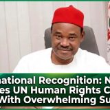 International Recognition: Nigeria Secures UN Human Rights Council Seat With Overwhelming Support